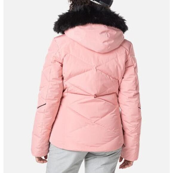 Rossignol Women's L Cooper Pink Relaxed Bib w/Matching Staci Pearly Jacket NWT - Picture 8 of 16